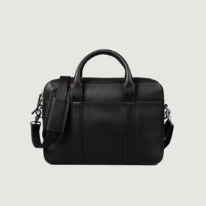 Sarah Black Leather Briefcase