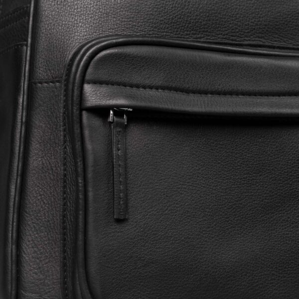 Luna Black Leather Backpack - Image 5