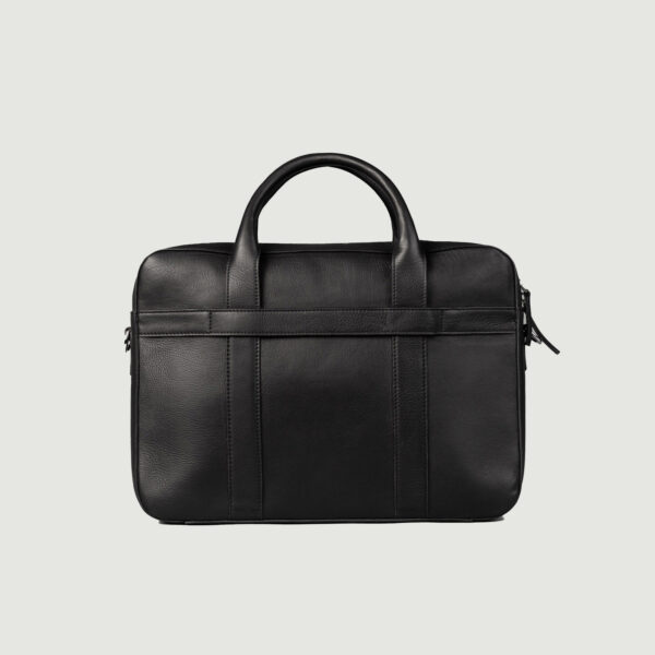 Sarah Black Leather Briefcase - Image 2