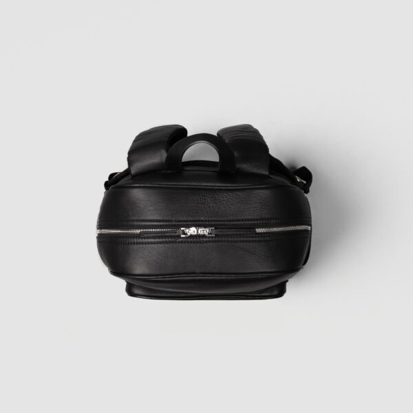 Luna Black Leather Backpack - Image 4